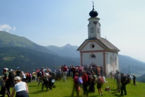 Cappella Veranis, poco prima dell'arrivo.