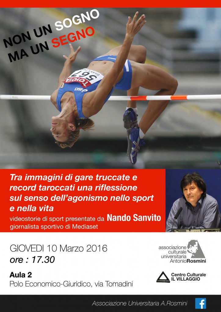 Incontro con Nando Sanvito - Volantino